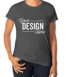 Anvil Women's Jersey T-shirt - Color: Charcoal