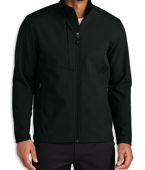 Port Authority Core C-FREE Soft Shell Jacket in Deep Black
