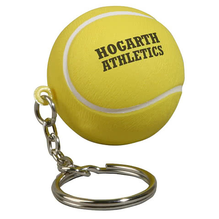 Tennis Ball Stress Reliever Keychain