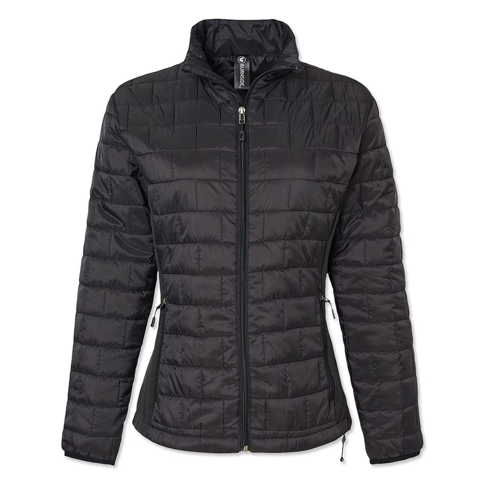 Burnside Women's Quilted Stretch Puffer Jacket