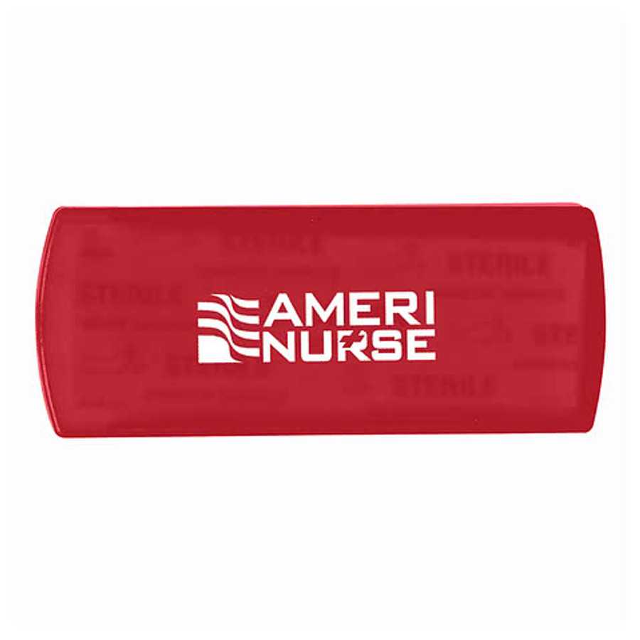 Latex-Free Adhesive Bandages in Plastic Case in Frost Blue