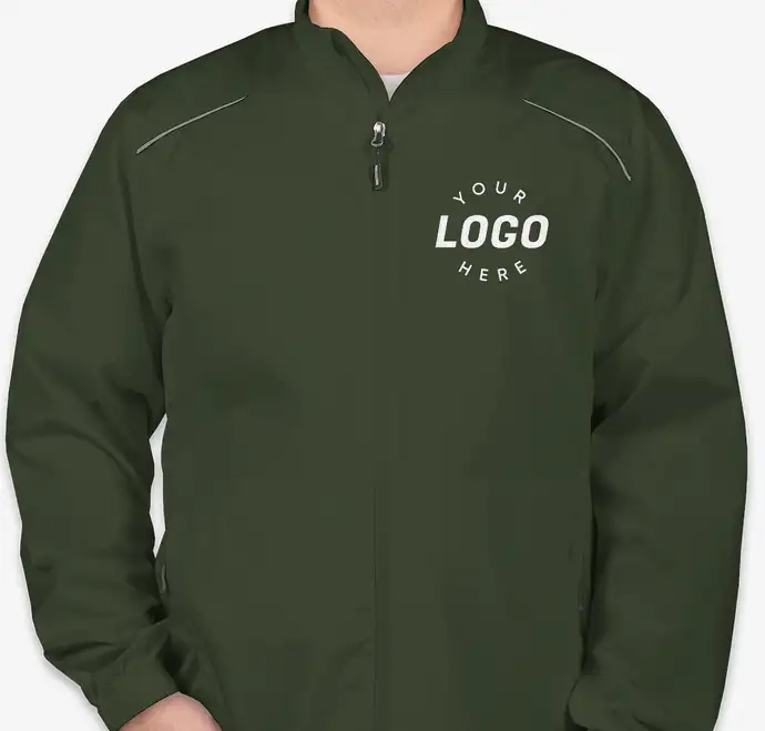 Core 365 Lightweight Full-Zip Jacket, a 2.3 oz. custom windbreaker