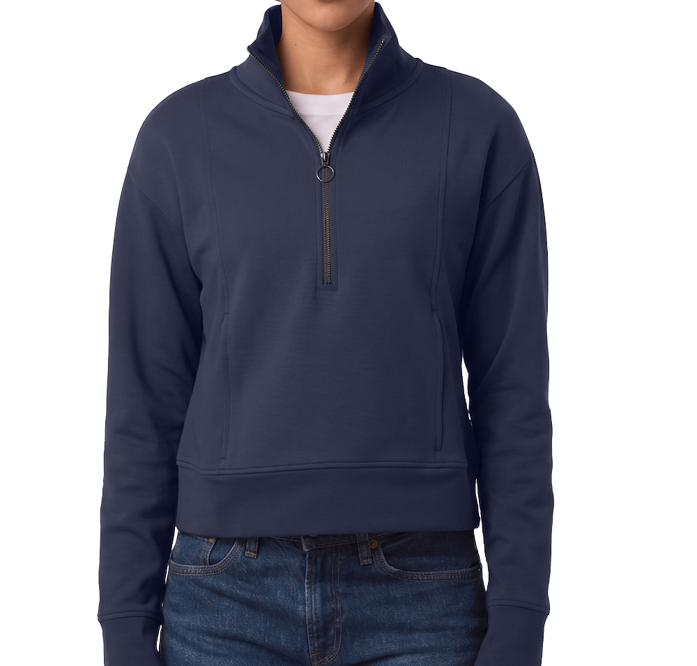 North End Women's Mantra Ottoman Performance Half Zip Pullover-default