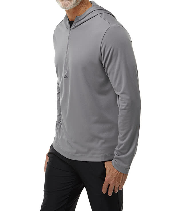 Adidas Recycled Lightweight Quarter Zip Performance Hoodie