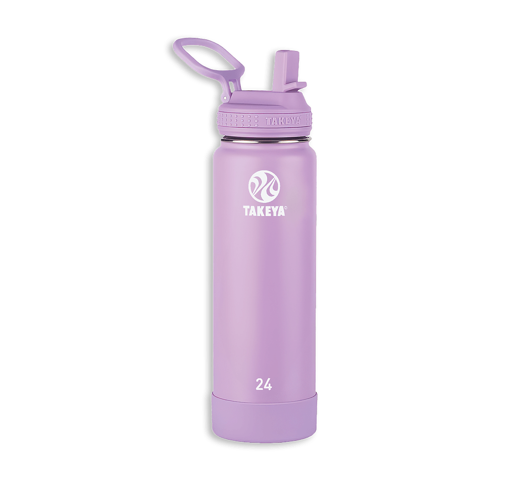 Takeya Full Color 24 oz. Actives Stainless Steel Flip Straw Water Bottle-default