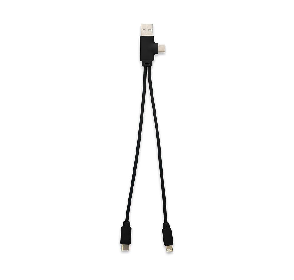 Dual Connect Recycled Multi-Charging Cable-default