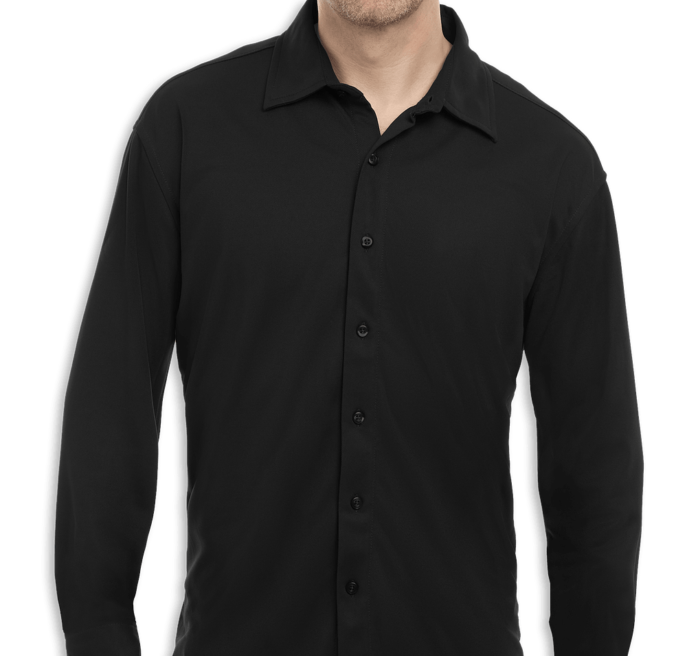 Blue Generation BLU-X-DRI Stretch Long Sleeve Woven Shirt-default