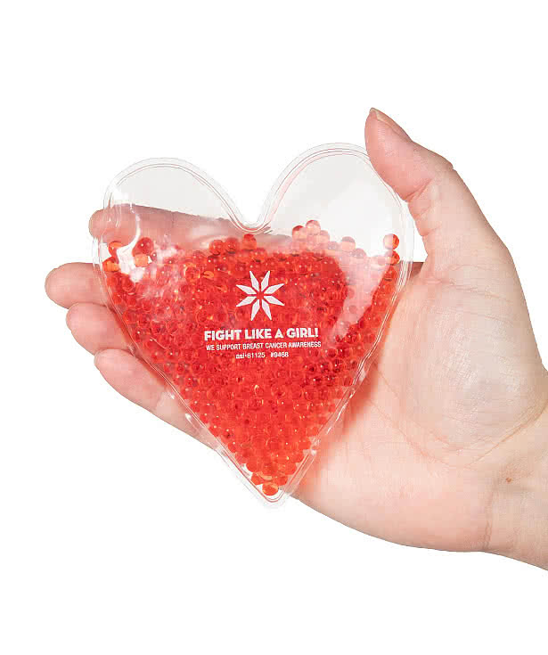 Heart Shaped Hot/Cold Reusable Gel Beads Pack