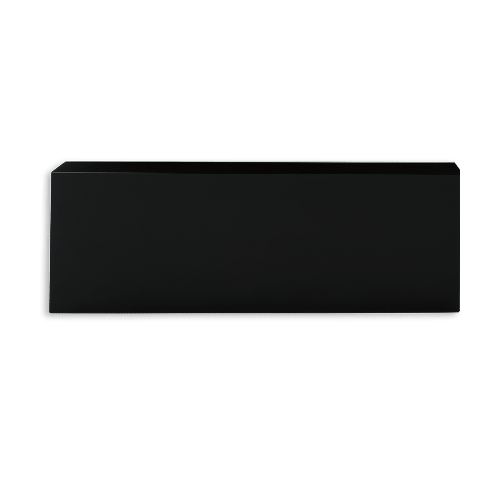 Laser Engraved Square Black Glass Base-default