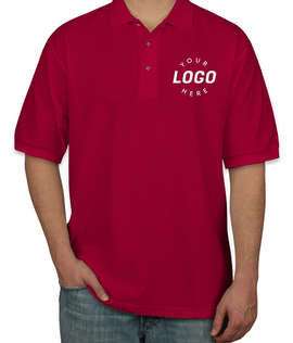 Port Authority Silk Touch Polo - Color: Red