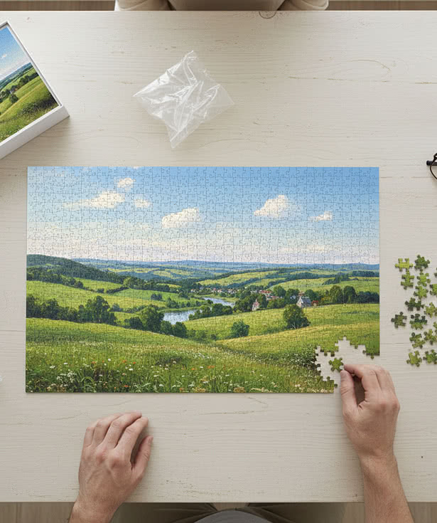 Full Color 1,014-Piece Jigsaw Puzzle