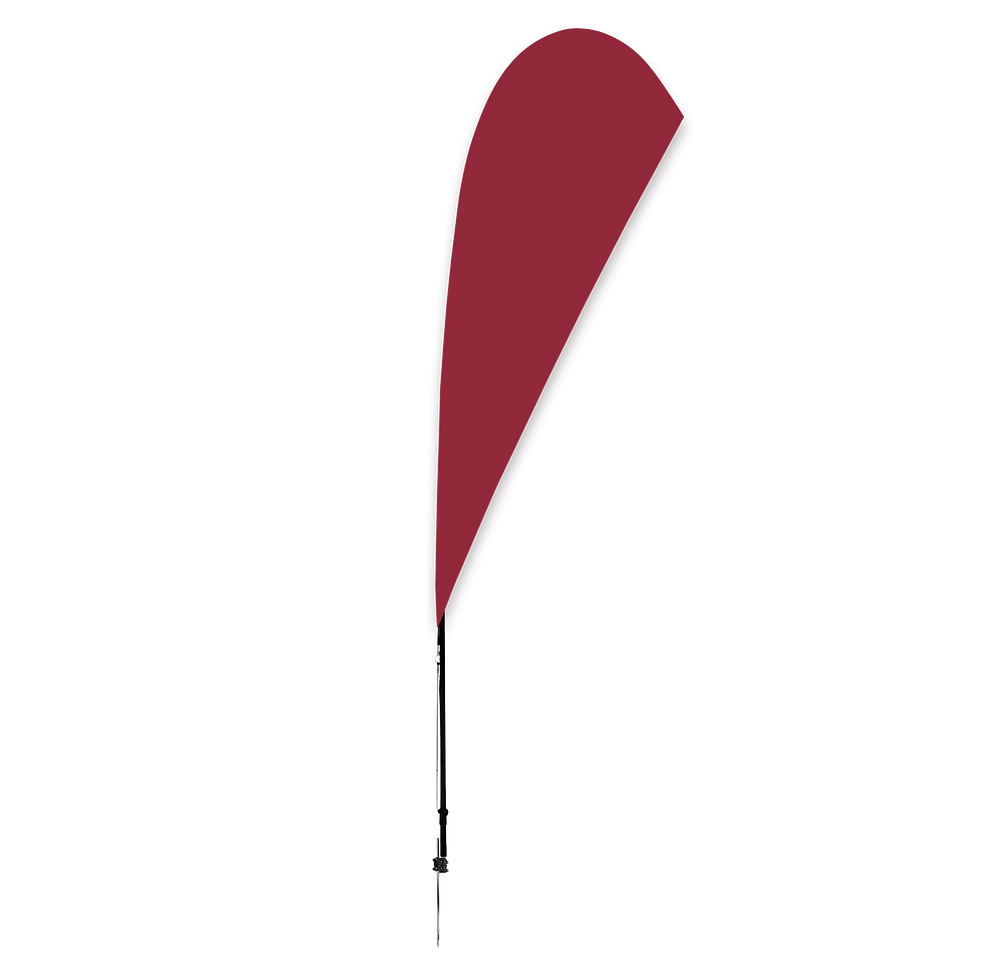 Full Color 8’ Streamline Teardrop Flag with Ground Spike-default