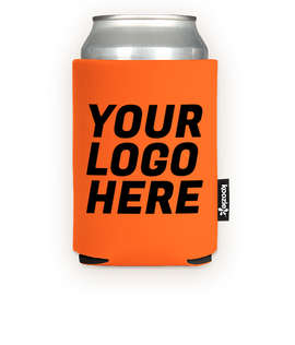 KOOZIE® Collapsible Can Kooler - Color: Bright Orange