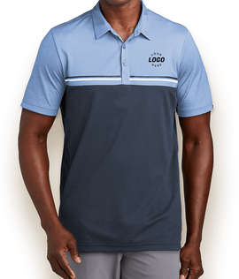 TravisMathew Sunset Colorblock Performance Polo - Color: Riviera Heather / Blue Nights