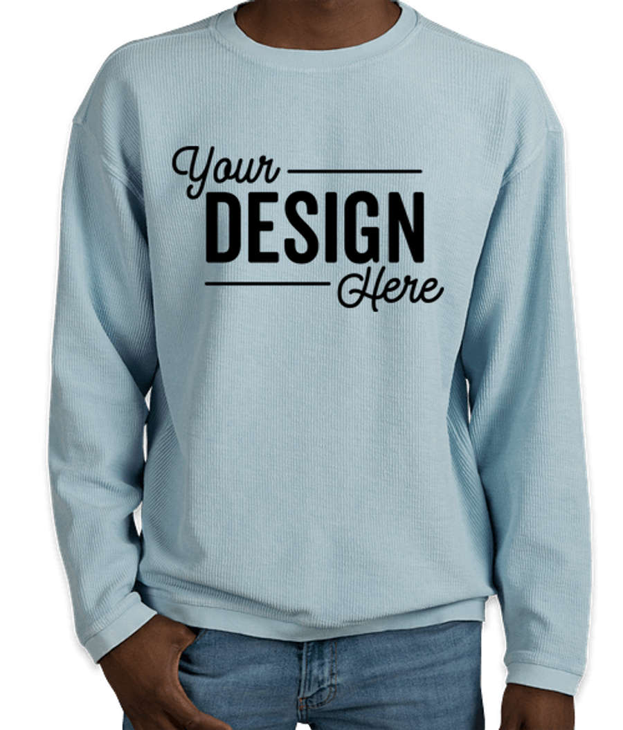 Charles River Camden Crewneck Sweatshirt in Chambray