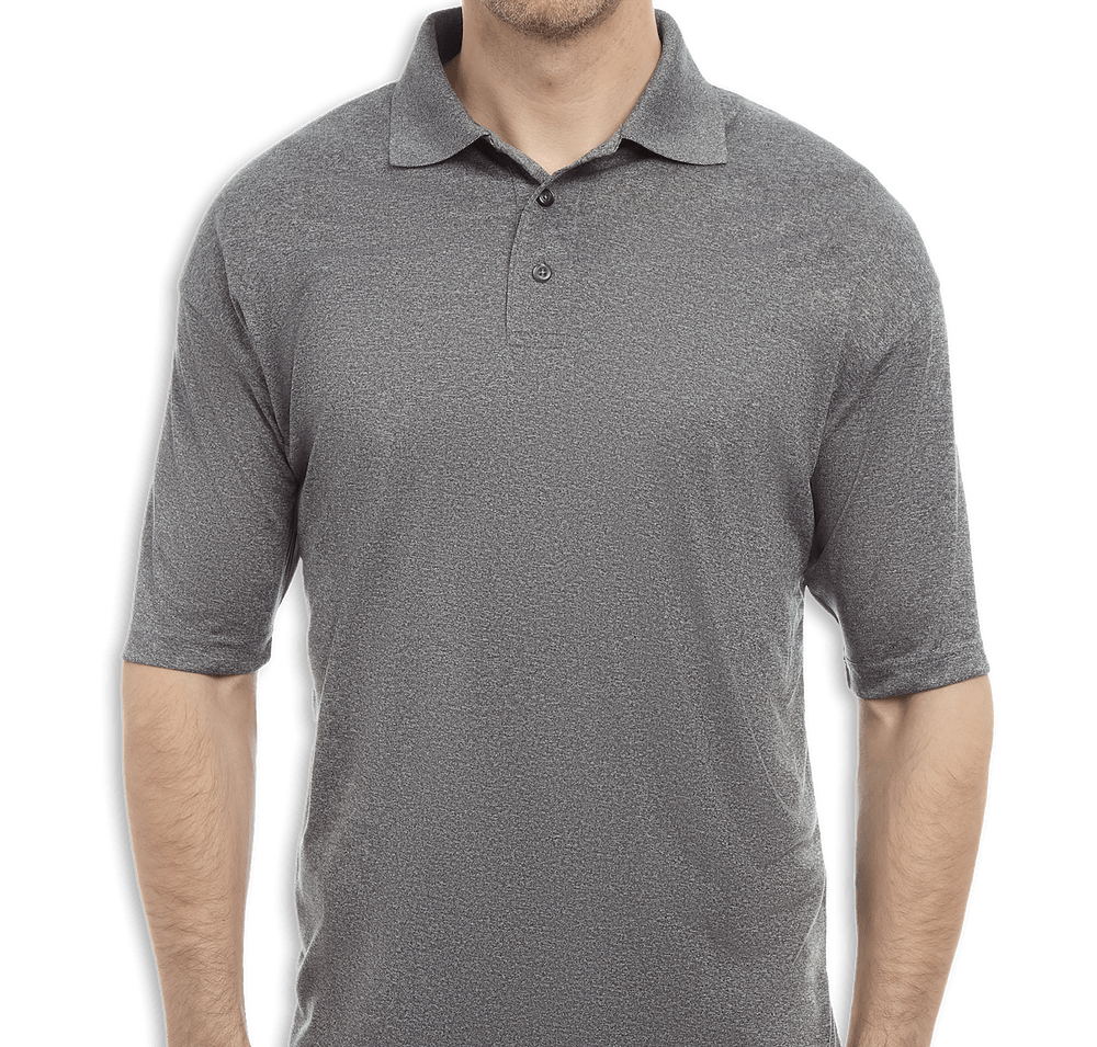 Blue Generation BLU-X-DRI Heathered Performance Polo - Embroidered-default