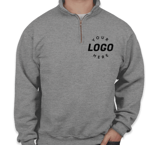 Jerzees super sweats quarter zip sales