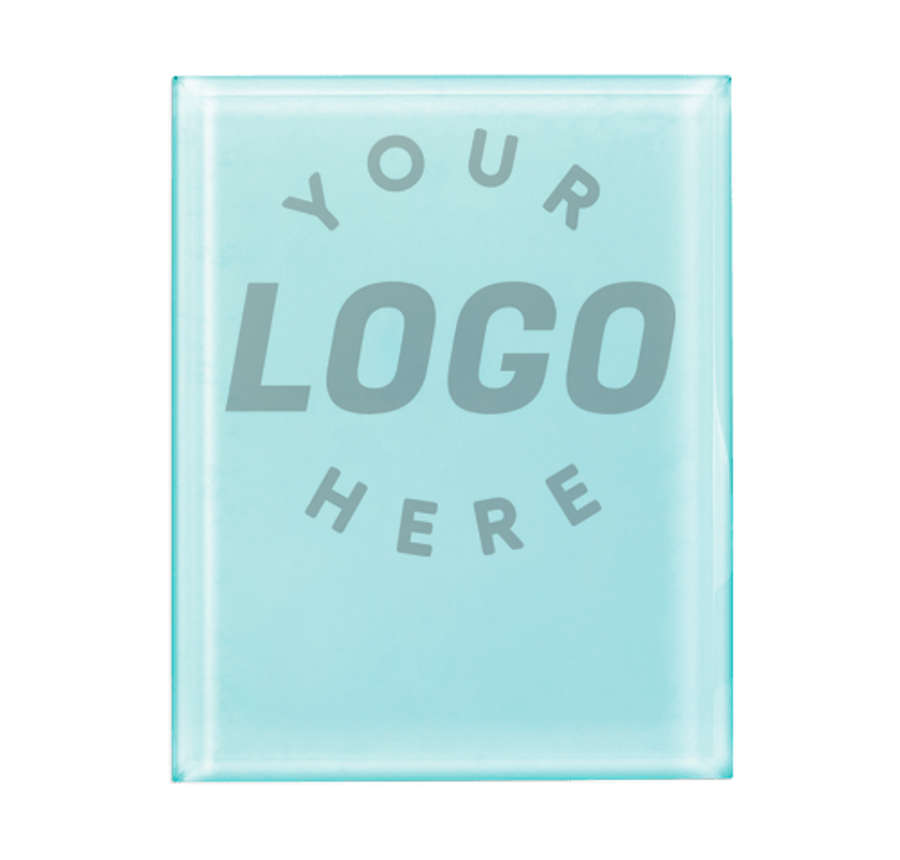 Full Color 10" Radiant Trillinnium Award Plaque in Jade