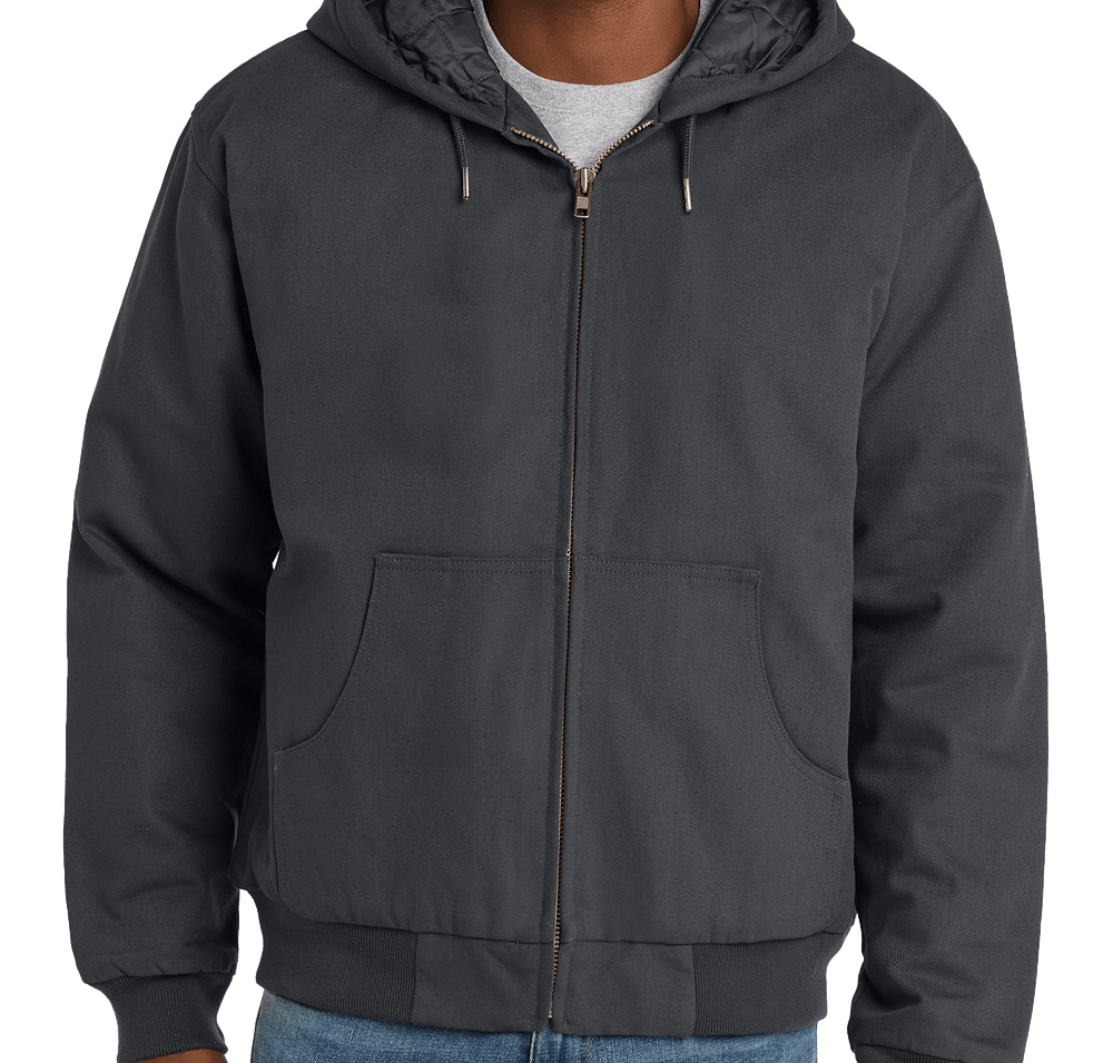 CornerStone Duck Cloth Hooded Insulated Work Jacket-default
