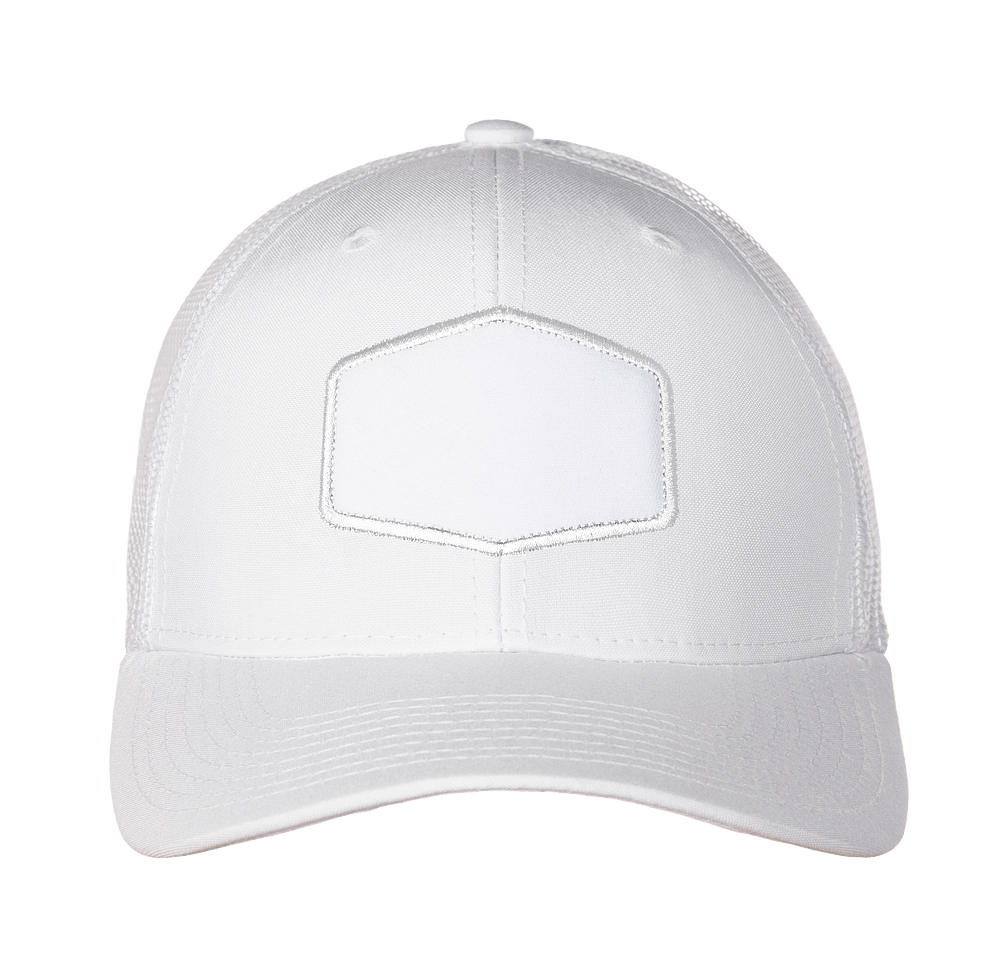 Ahead Brant Snapback Trucker Hat - Hexagon Patch - Embroidered-default