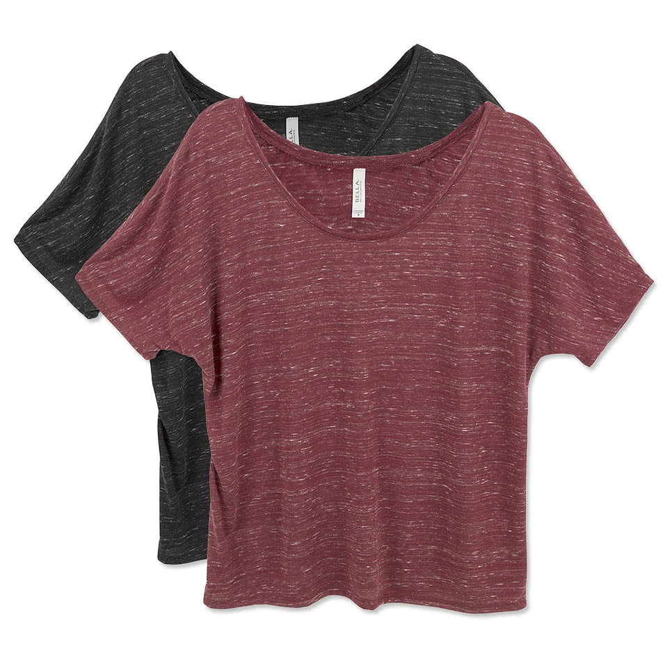 Bella + Canvas Women's Flowy Melange T-shirt