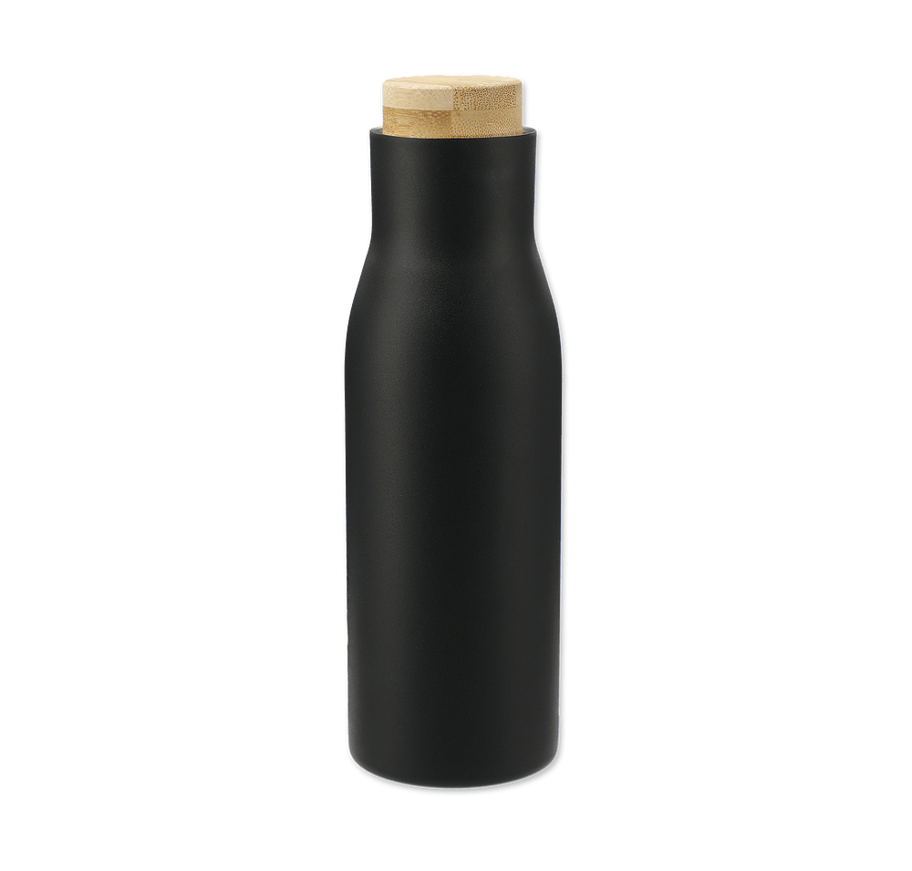 Full Color 17 oz. Shaco Insulated Bottle with Bamboo Lid-default