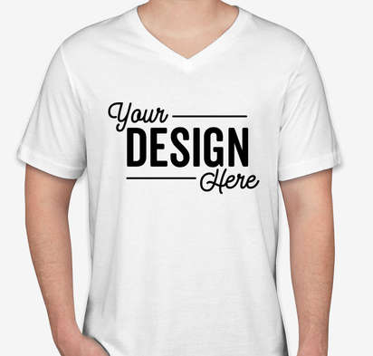 Bella + Canvas Jersey V-Neck T-shirt-default
