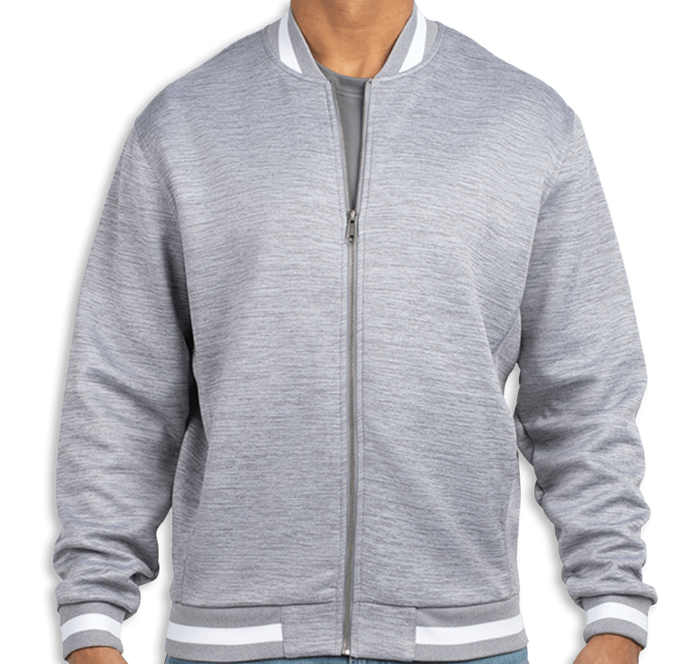 Holloway V-Street Striped Fleece Jacket-default