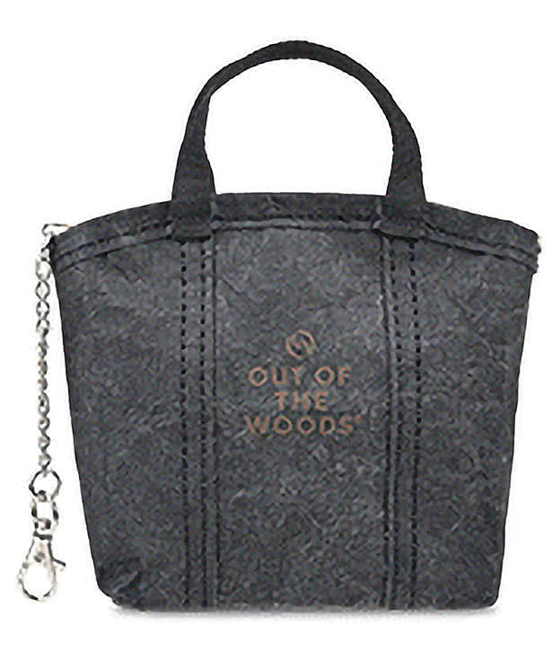 Out of The Woods Packable Shopper Tote Bag with Mini Bag Charm Pouch