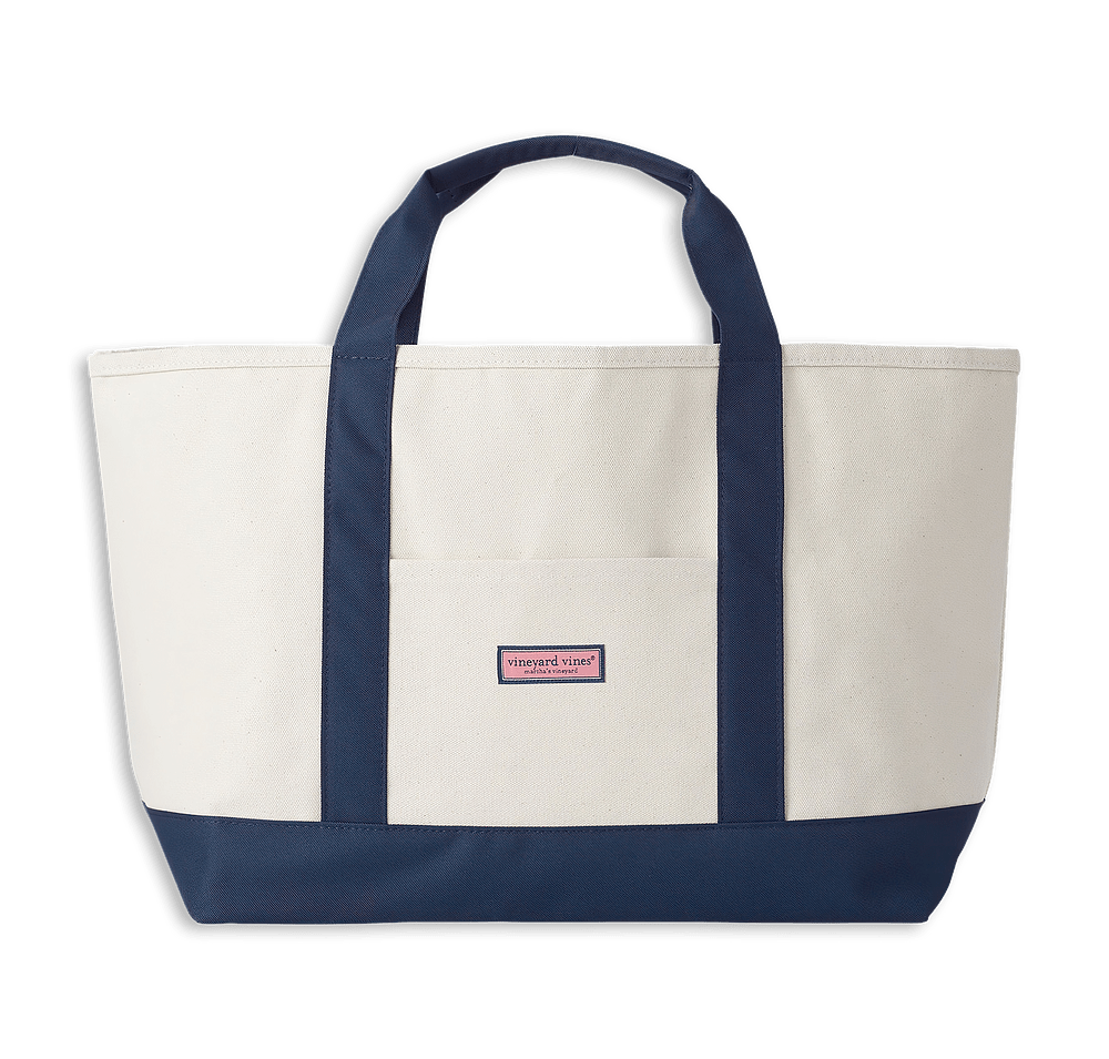 Vineyard Vines Captain Large Canvas Tote Bag-default