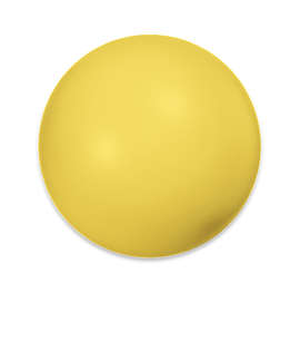 Round Stress Reliever - Color: Yellow