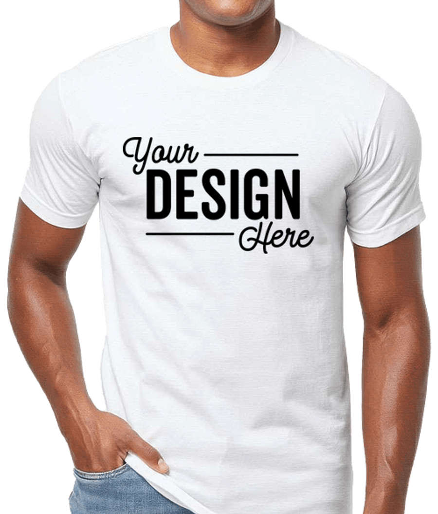 Tultex Fine Jersey Crewneck T-shirt in White