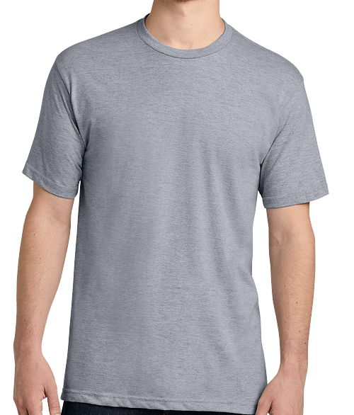Next Level Ideal Jersey Crewneck T-shirt in Heather Gray