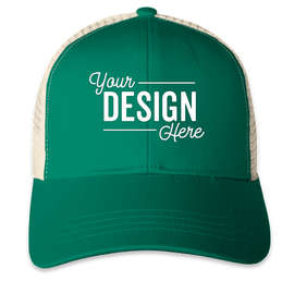 Econscious Organic/Recycled Trucker Hat - Color: Emerald Forest / Oyster