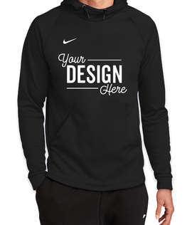 Nike Therma-FIT Pullover Performance Fleece Hoodie - Color: Team Black