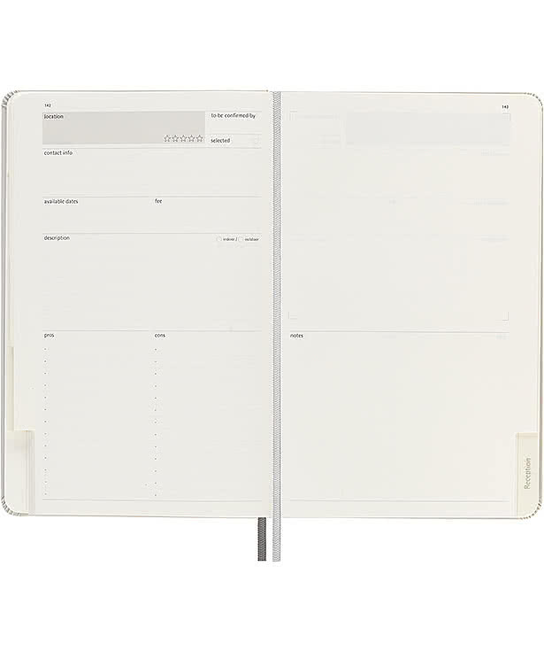 Moleskine Passion Journal Wedding Planning Notebook