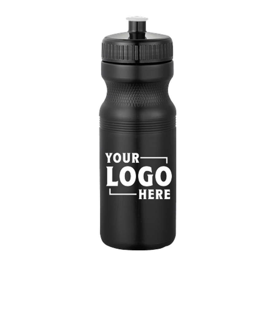 24 oz. Easy Squeezy Spirit Bike Water Bottle in Black
