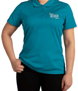 Clique by Cutter & Buck Women's Spin Eco Performance Pique Polo - Embroidered