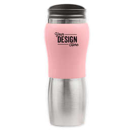 14 oz. Maui Two-Tone Stainless Steel Tumbler - Color: Pink