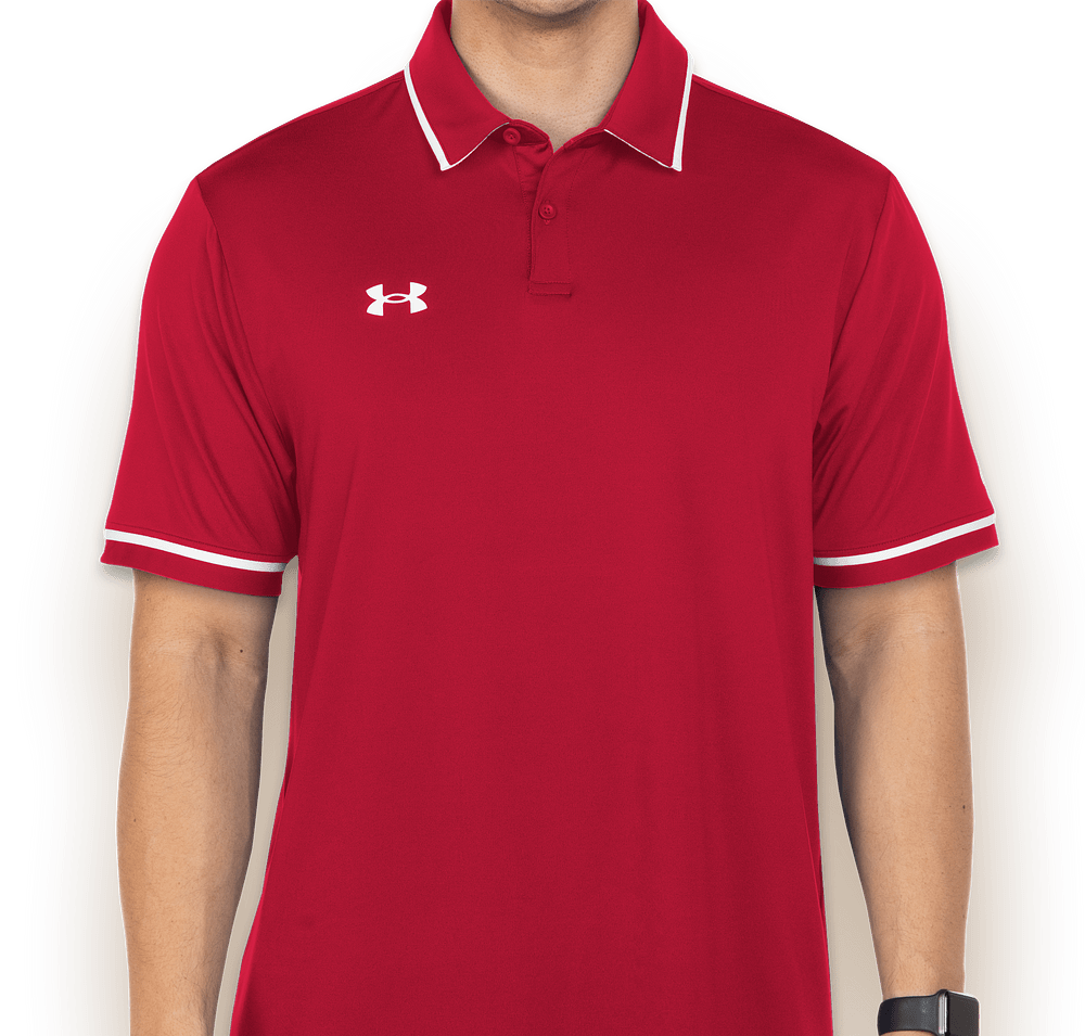 Under Armour Tipped Team Performance Polo - Embroidered-default