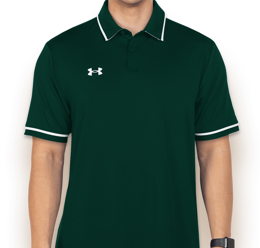 Under Armour Tipped Team Performance Polo - Embroidered-default