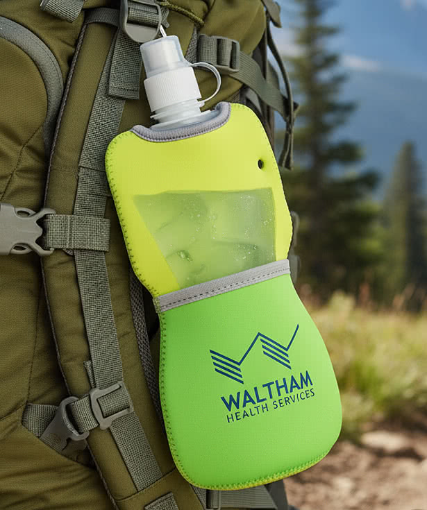 16 oz. Flex Neoprene Insulated Water Bottle with Carabiner
