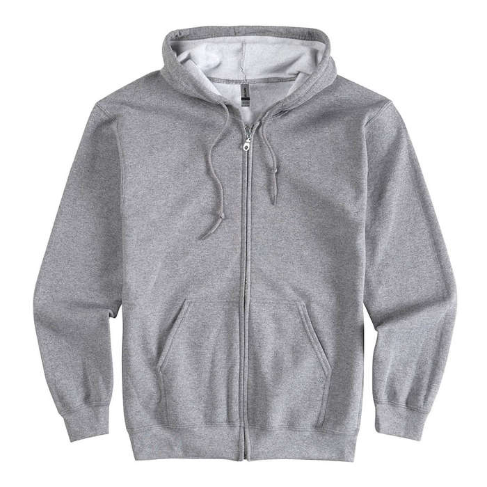 Gildan Midweight 50/50 Zip Hoodie - Embroidered