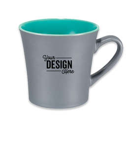 12 oz. Stormy Ceramic Mug - Color: Turquoise
