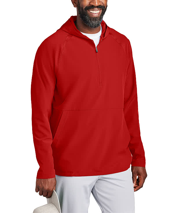 Custom Sport-Tek Repeat Half Zip Long Sleeve Hooded Baseball