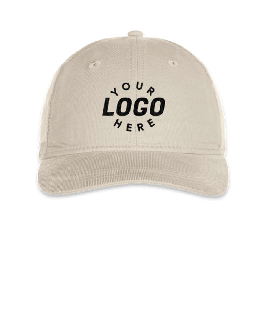 Port Authority Light Corduroy Baseball Hat in Stone