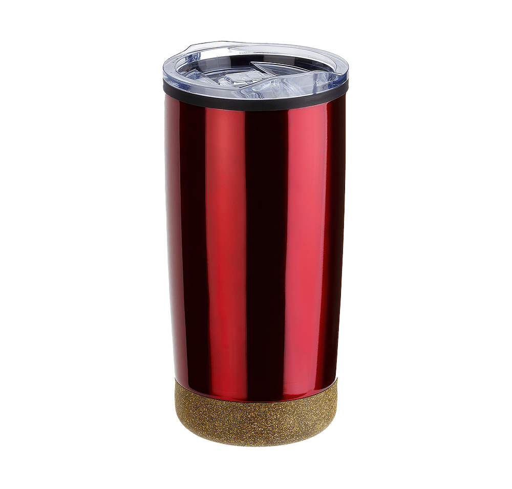 Full Color 20 oz. York Stainless Steel Tumbler with Cork Base-default