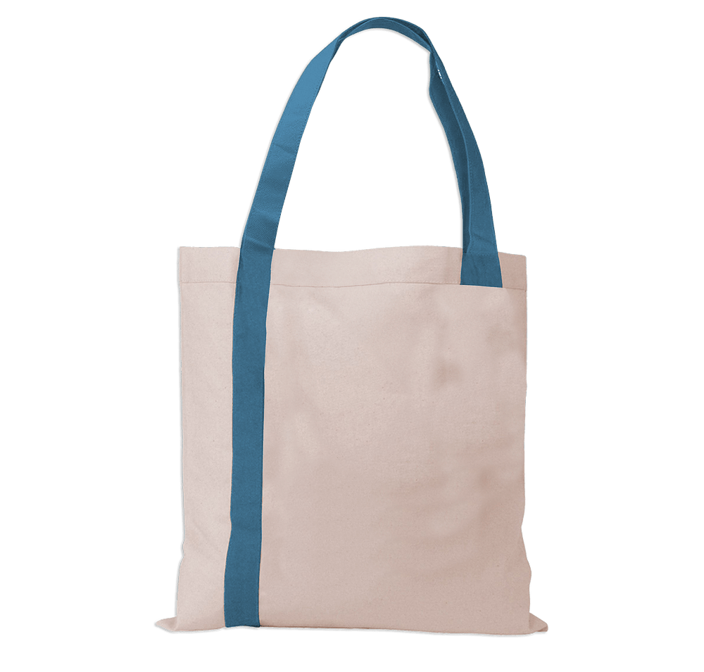 Full Color Promotional Medium Striped Tote Bag-default