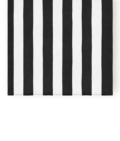 Port Authority Lightweight Screenprinted Cabana Stripe Beach Towel - Black