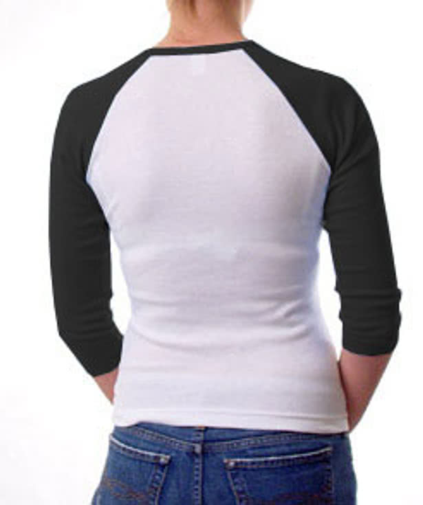 American Apparel Juniors Raglan Crew
